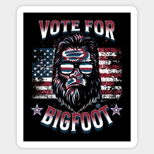 Vote For Bigfoot Sticker